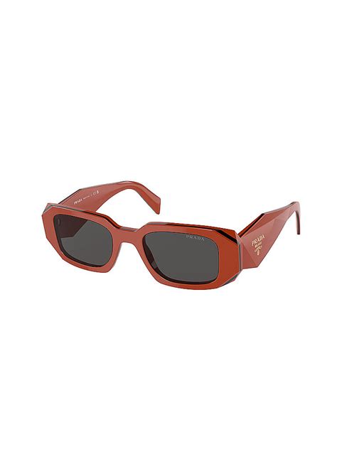 prada sonnenbrille orange|Prada.